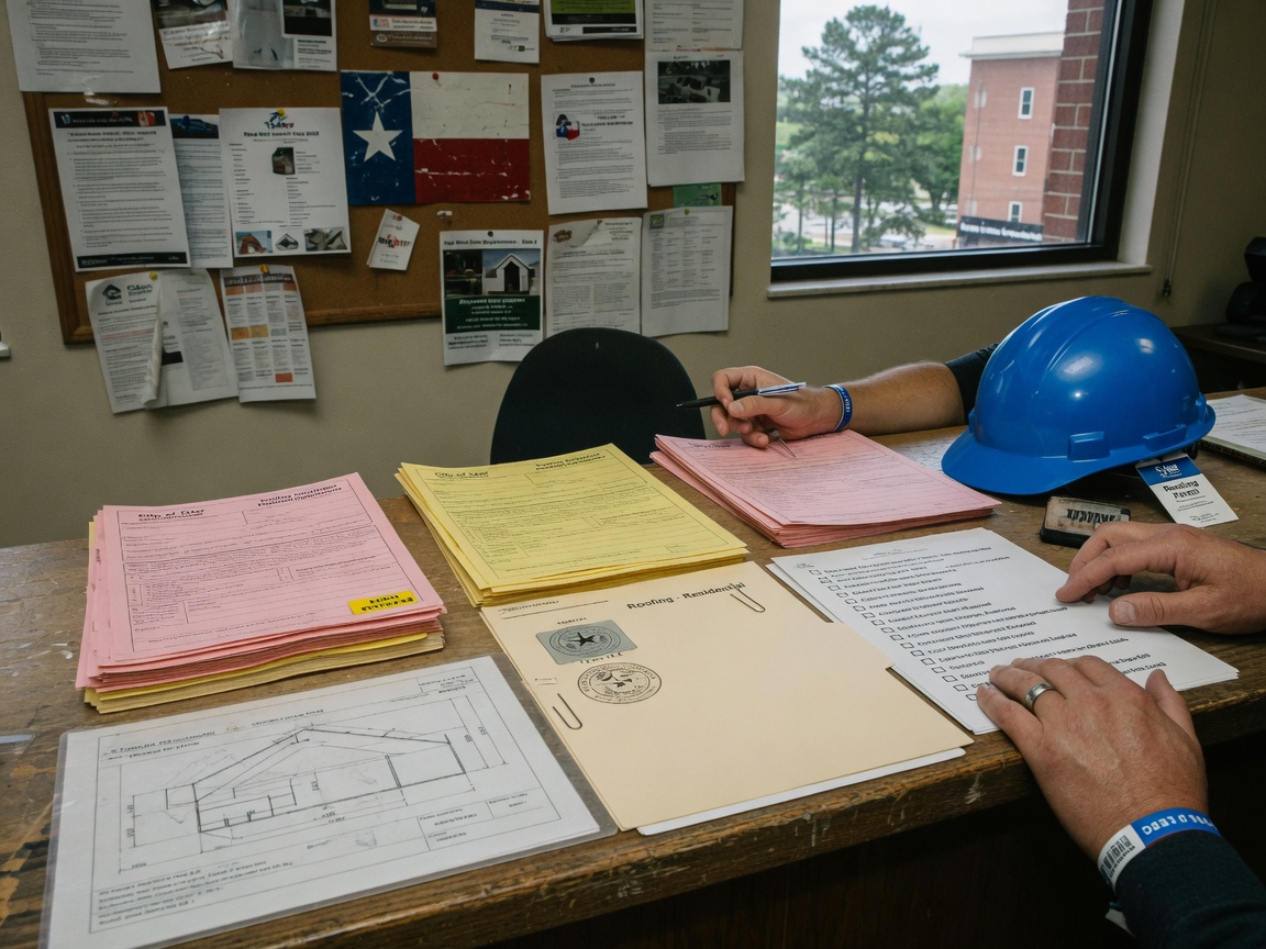 Tyler TX Permit Requirements for Roof Installation